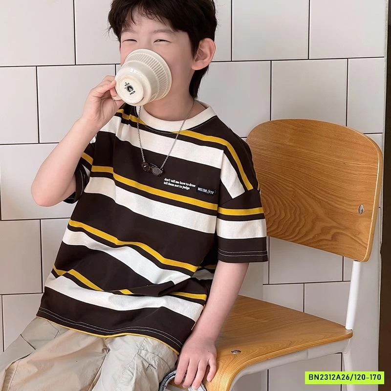 ÁO THUN KẺ PHỐI MÀU SZ ĐẠI