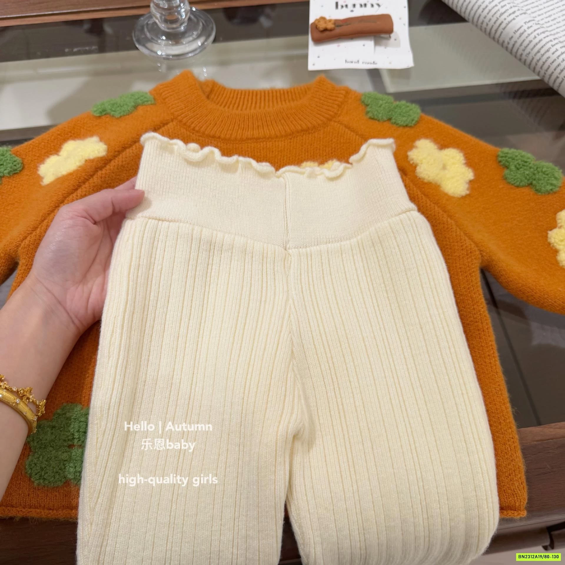 SÉT ÁO LEN CAM MIX QUẦN LOE