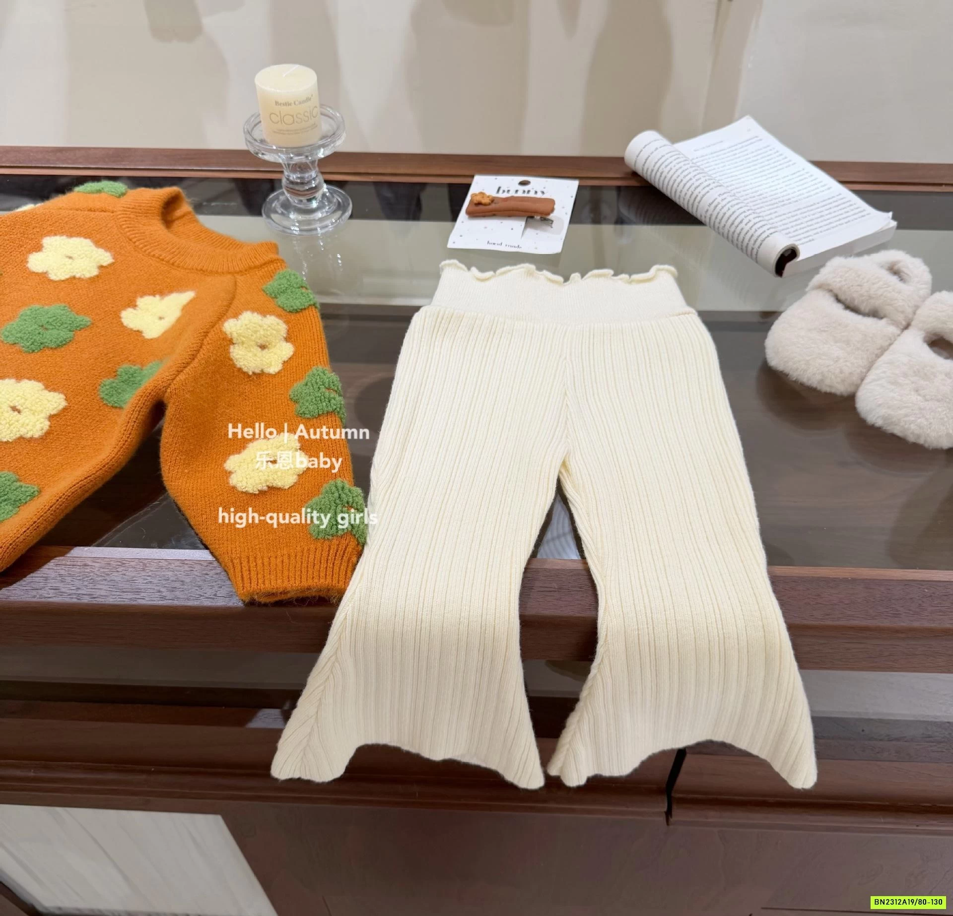 SÉT ÁO LEN CAM MIX QUẦN LOE