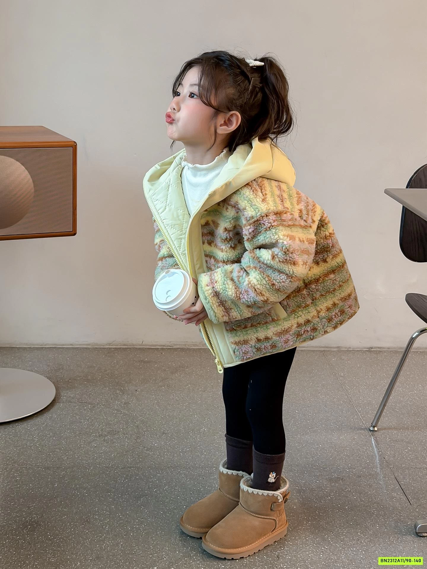 KHOÁC BÔNG TRẦN TRÁM HOA NHÍ LIỀN MŨ