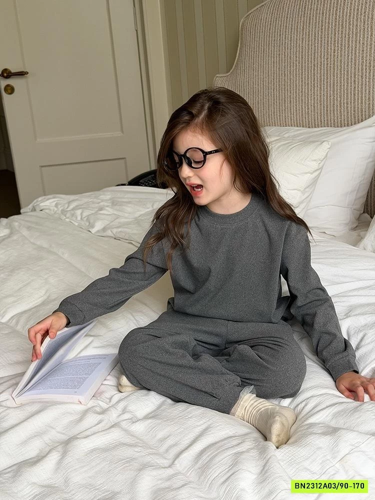 BỘ NỈ TRƠN MÀU 25H034 AMBB