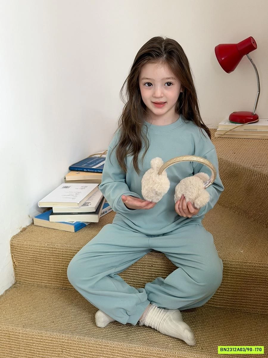 BỘ NỈ TRƠN MÀU 25H034 AMBB