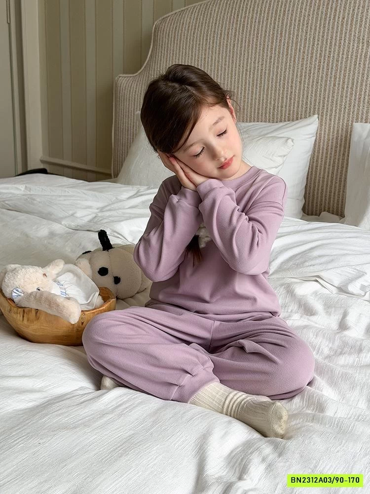 BỘ NỈ TRƠN MÀU 25H034 AMBB