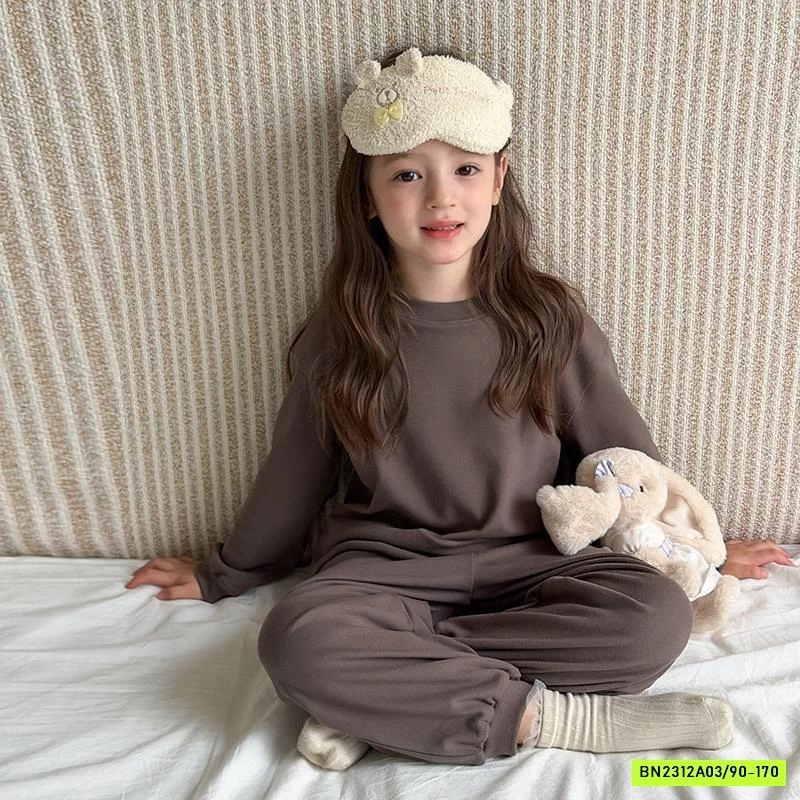 BỘ NỈ TRƠN MÀU 25H034 AMBB