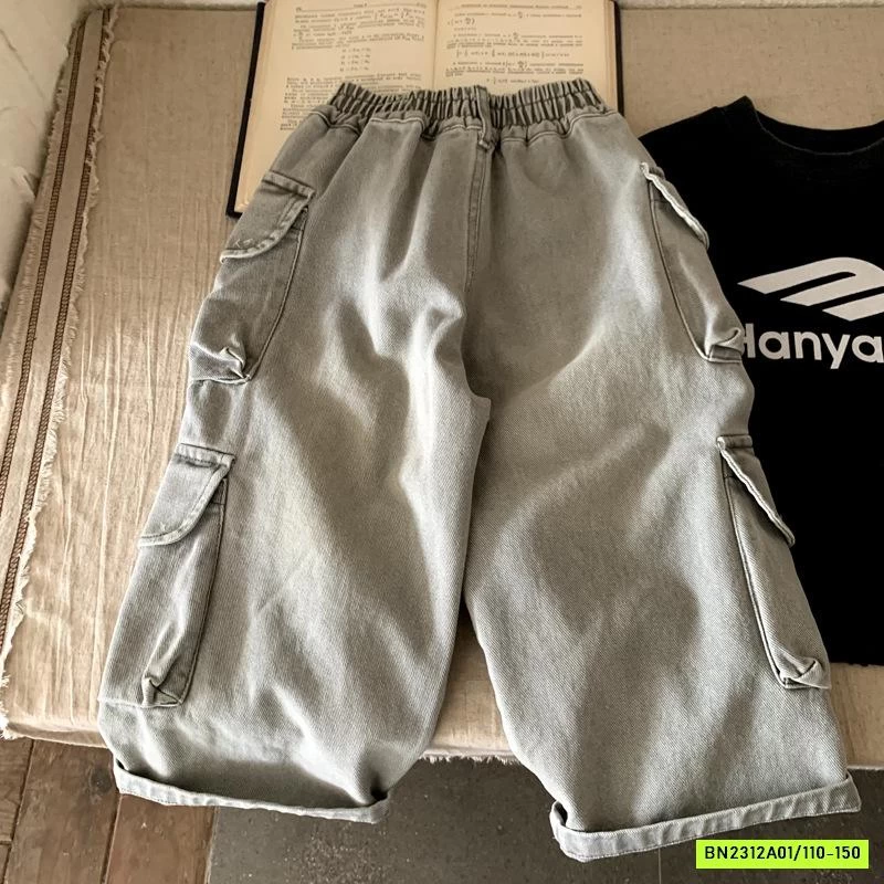 JEANS BẠC MÀU TÚI HỘP CÁ TÍNH