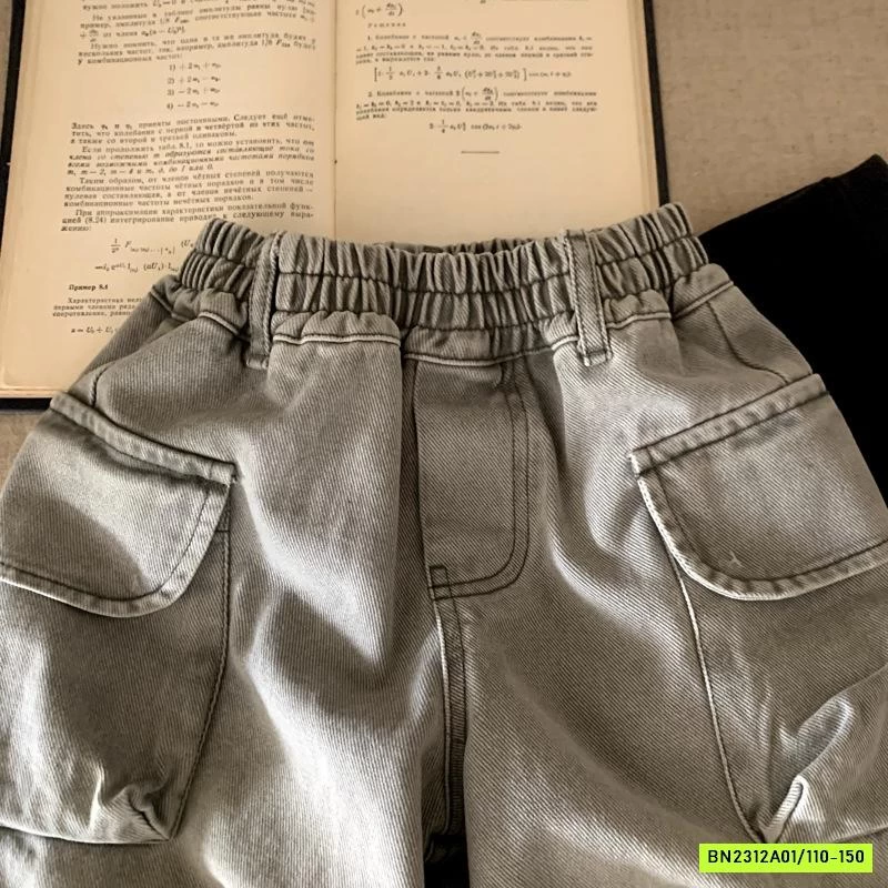 JEANS BẠC MÀU TÚI HỘP CÁ TÍNH