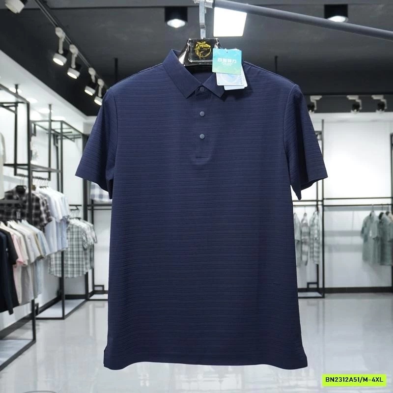 POLO NAM THUN LẠNH GÂN NGANG