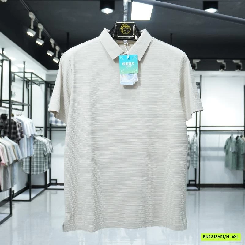 POLO NAM THUN LẠNH GÂN NGANG