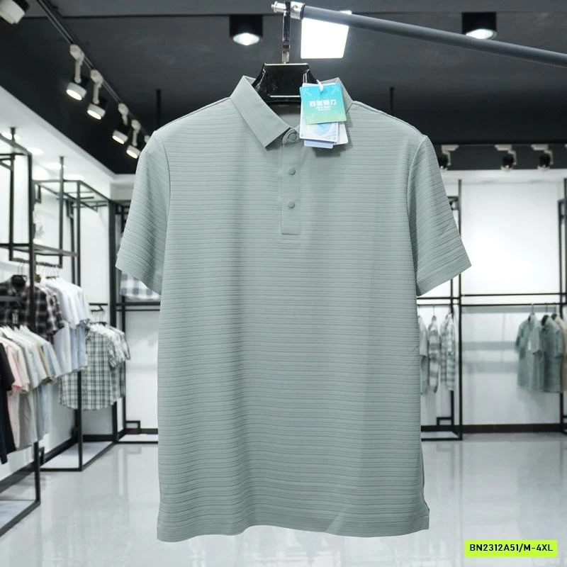 POLO NAM THUN LẠNH GÂN NGANG