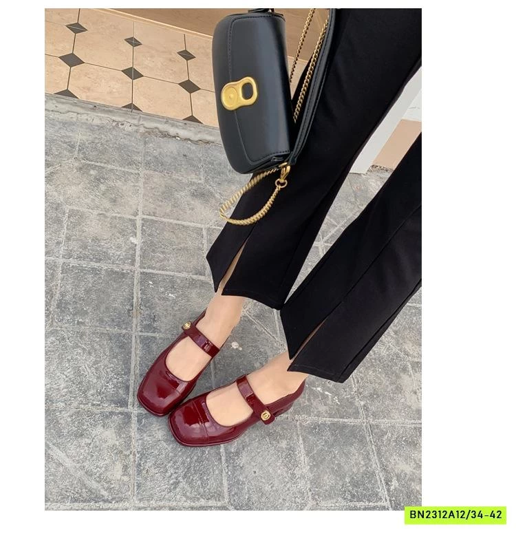 GIÀY MERY JANE MŨI VUÔNG