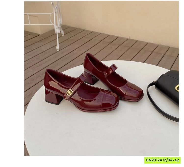 GIÀY MERY JANE MŨI VUÔNG