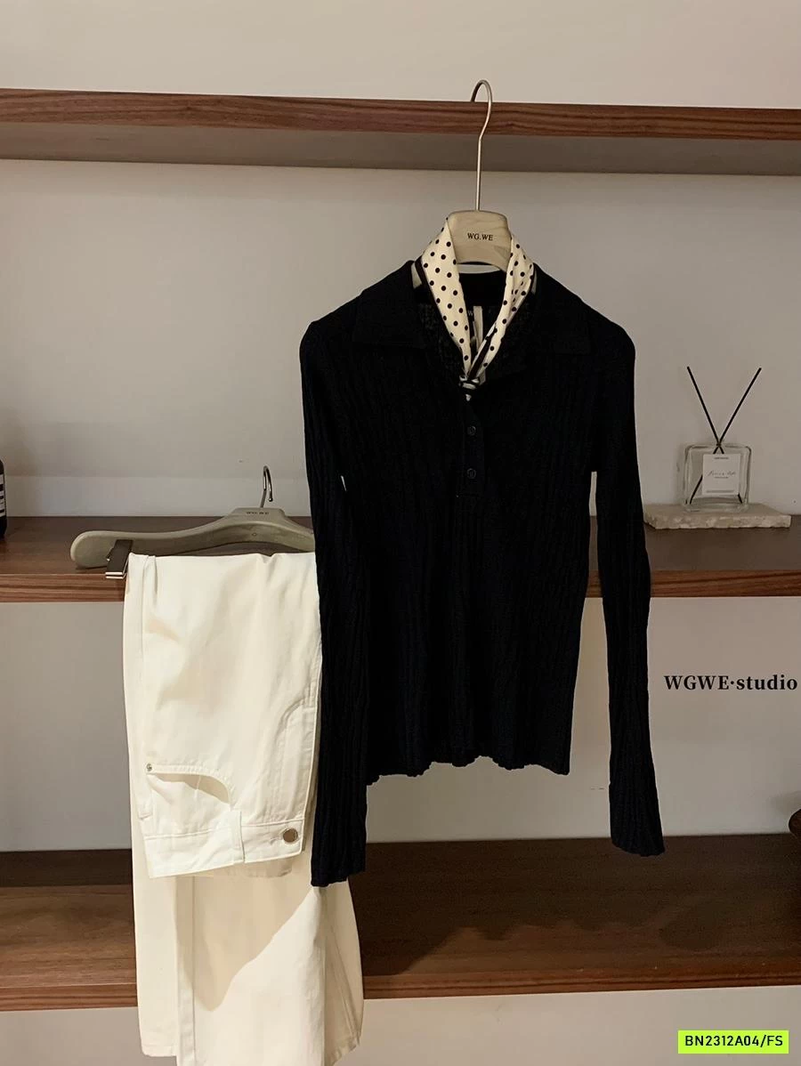 POLO GIẤY CỔ V WGWEW8107