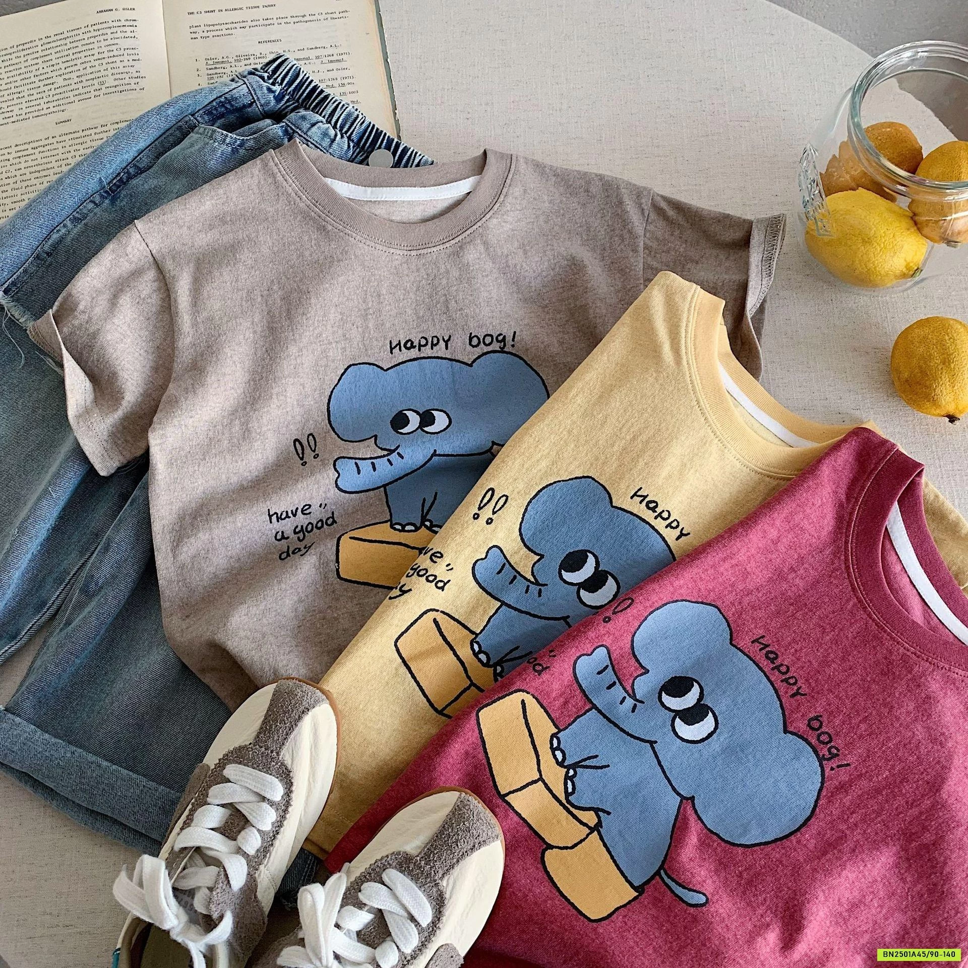 ÁO THUN IN HÌNH VOI