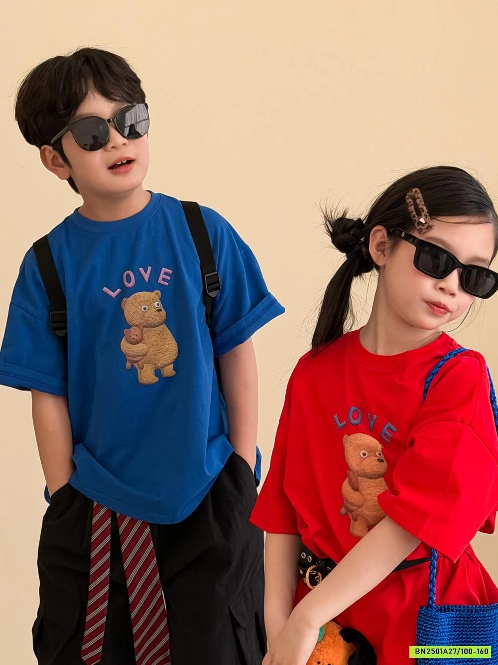 ÁO THUN LOVE NGỘ NGHĨNH KUMAIKIDS