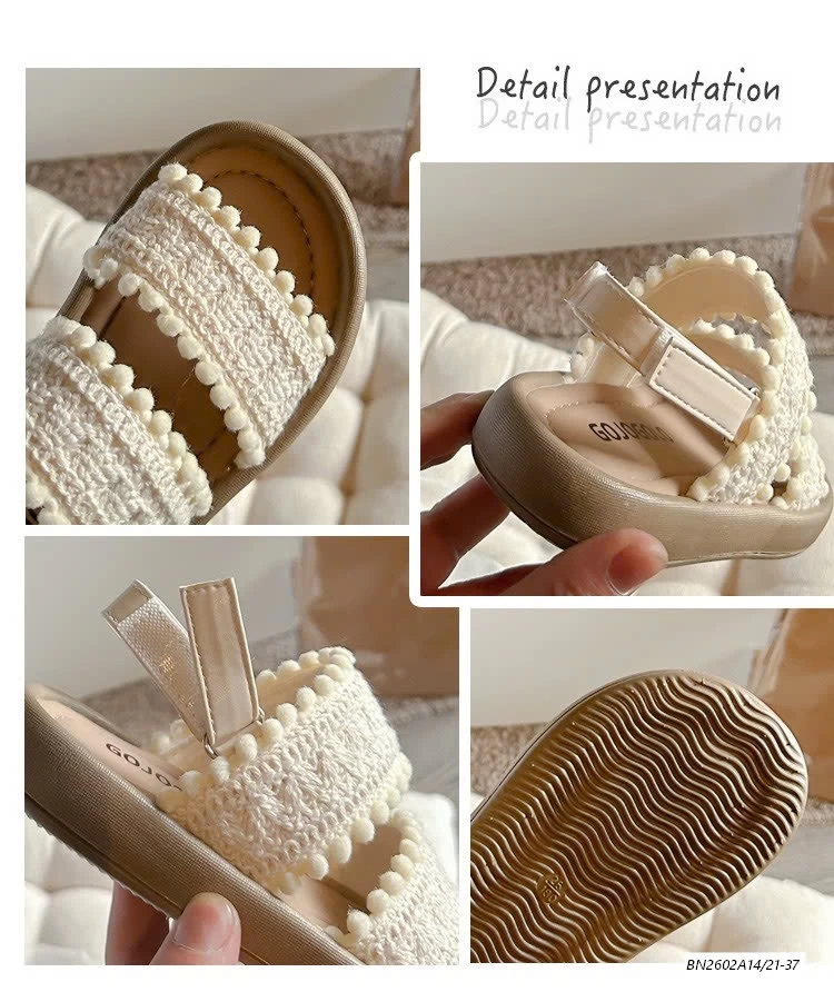 SANDAL QUAI DỆT BG