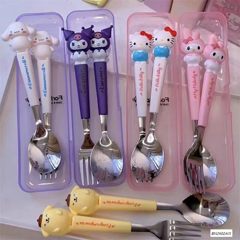 SET THÌA DĨA DỄ THƯƠNG CHO BÉ