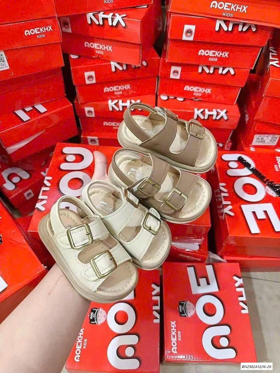 SANDAL 2 QUAI NGANG CHO BÉ