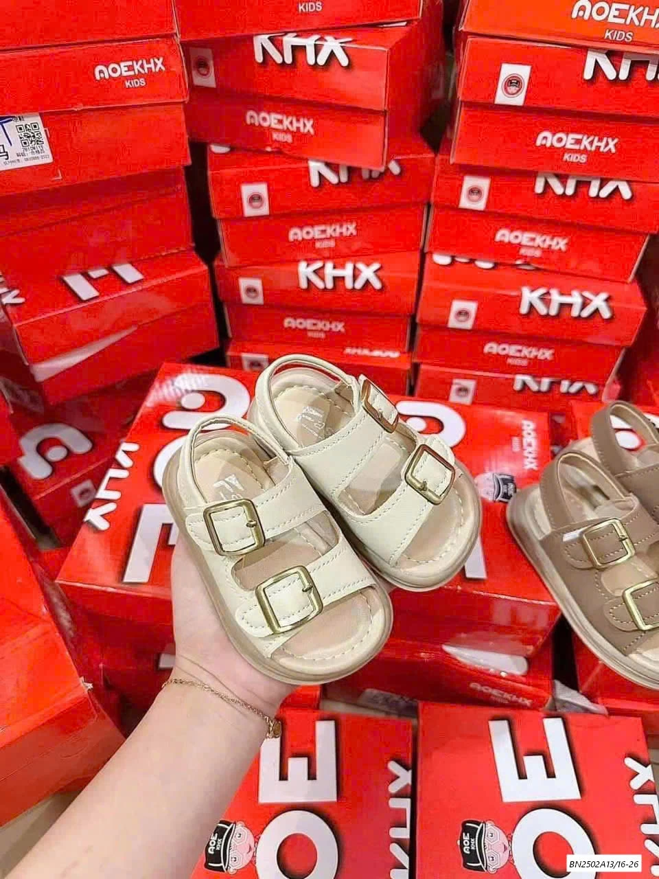 SANDAL 2 QUAI NGANG CHO BÉ