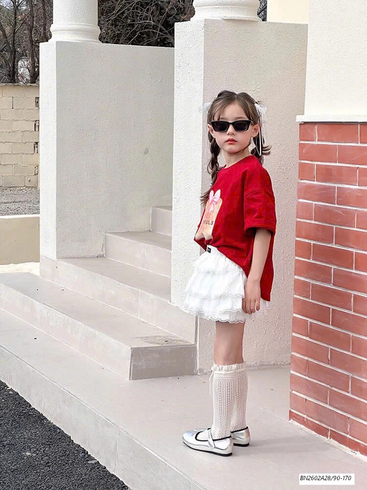 ÁO THUN ĐỎ MIX CV TRẮNG AMBB