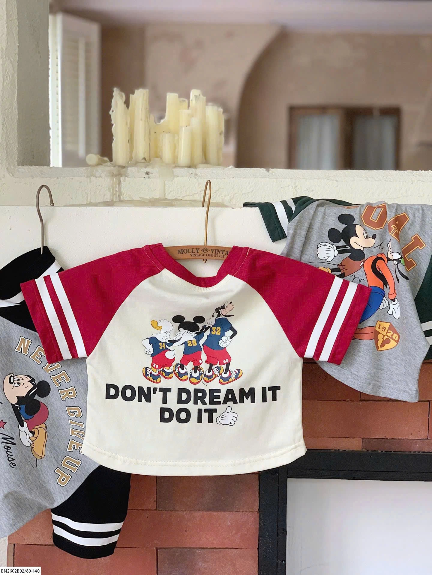 ÁO THUN MICKEY PHỐI MÀU