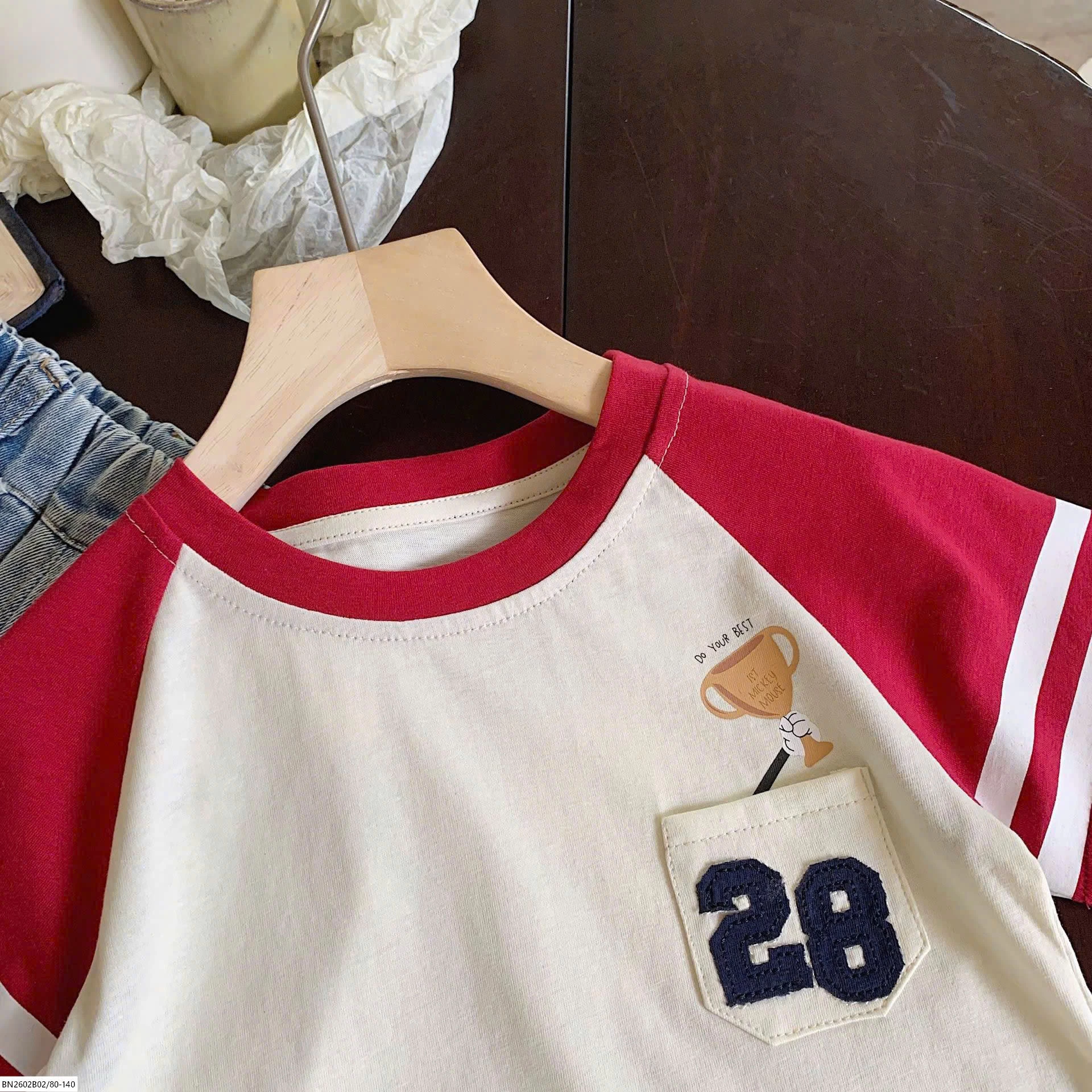 ÁO THUN MICKEY PHỐI MÀU