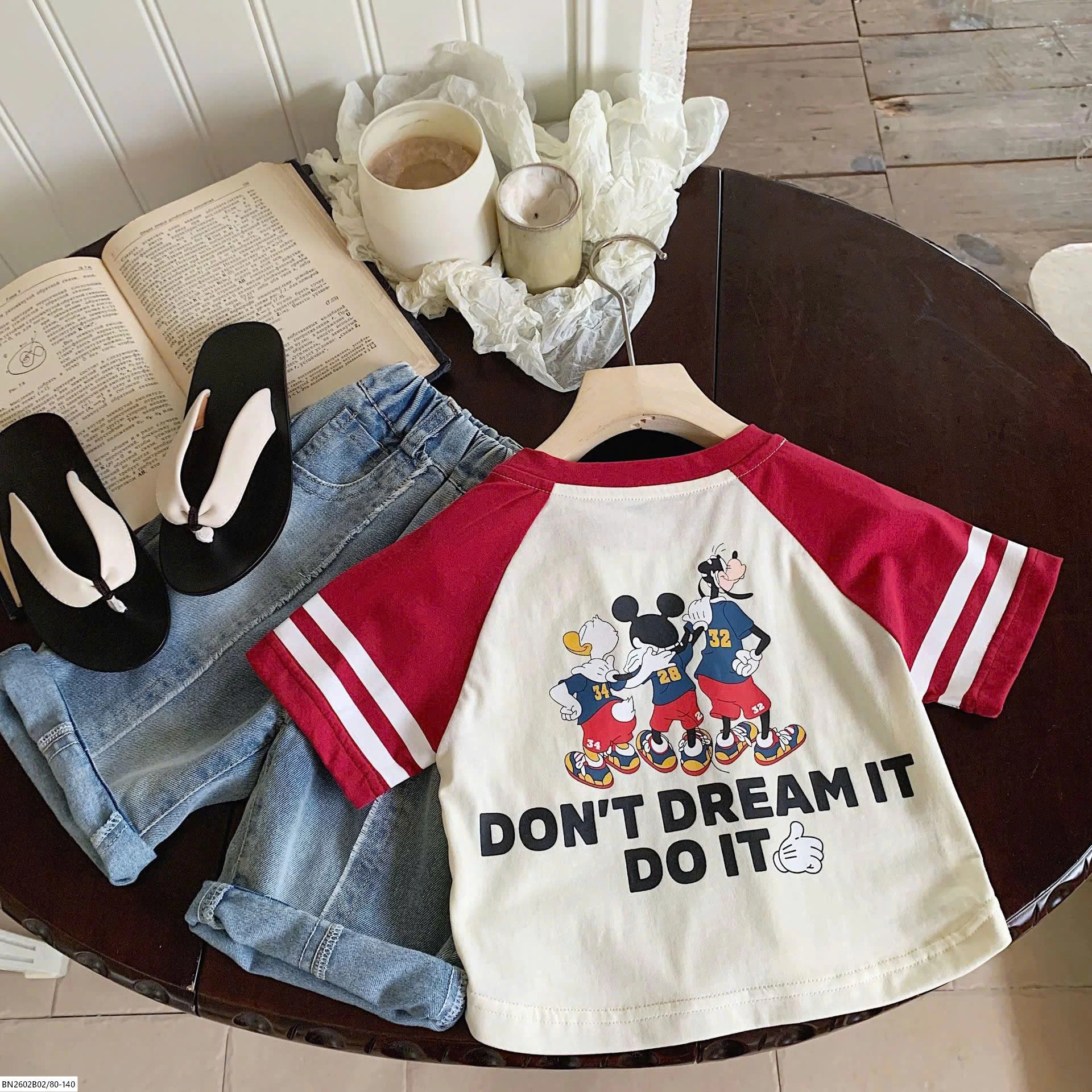 ÁO THUN MICKEY PHỐI MÀU