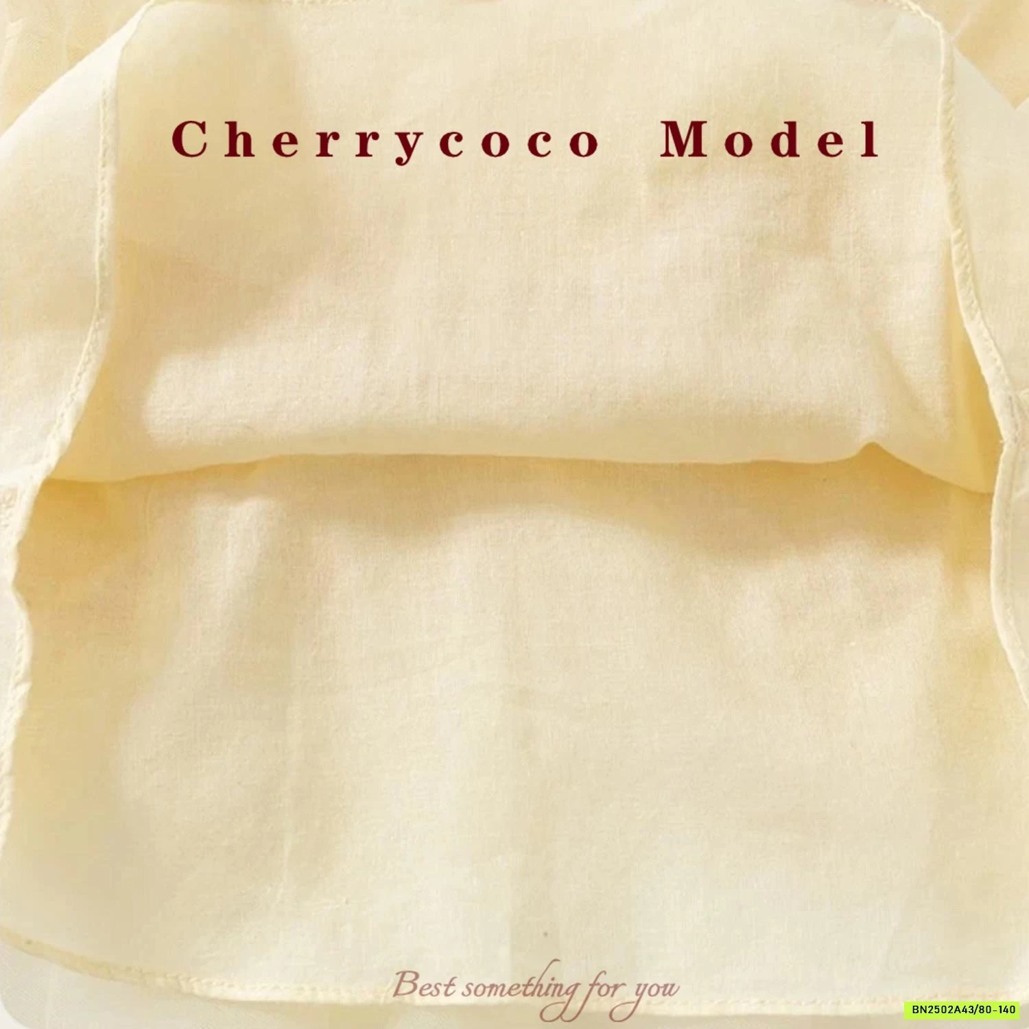 ĐẦM VÀNG GẮN NƠ CHERRYCOCO