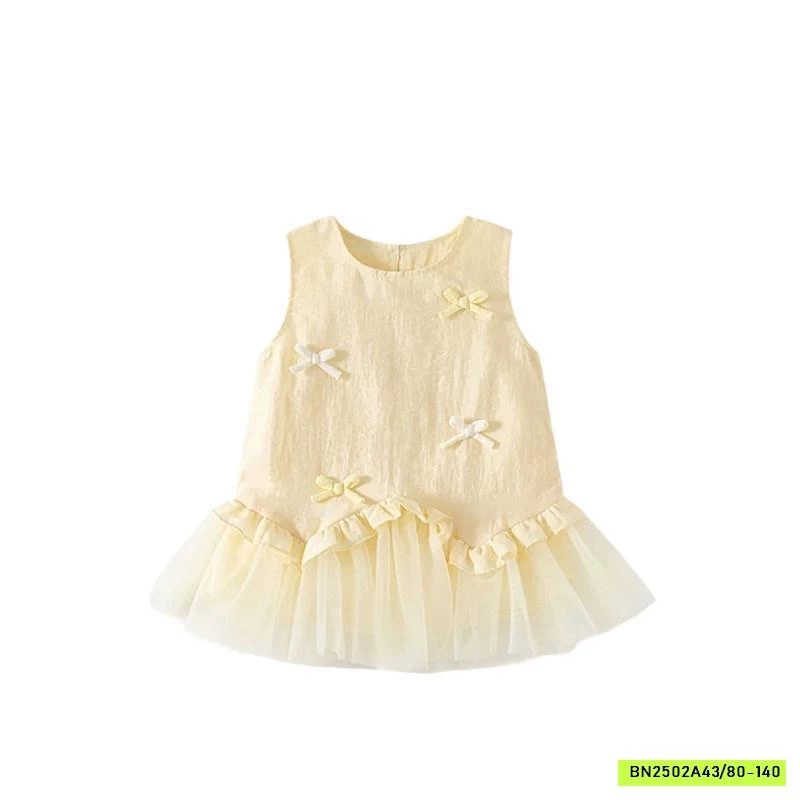 ĐẦM VÀNG GẮN NƠ CHERRYCOCO