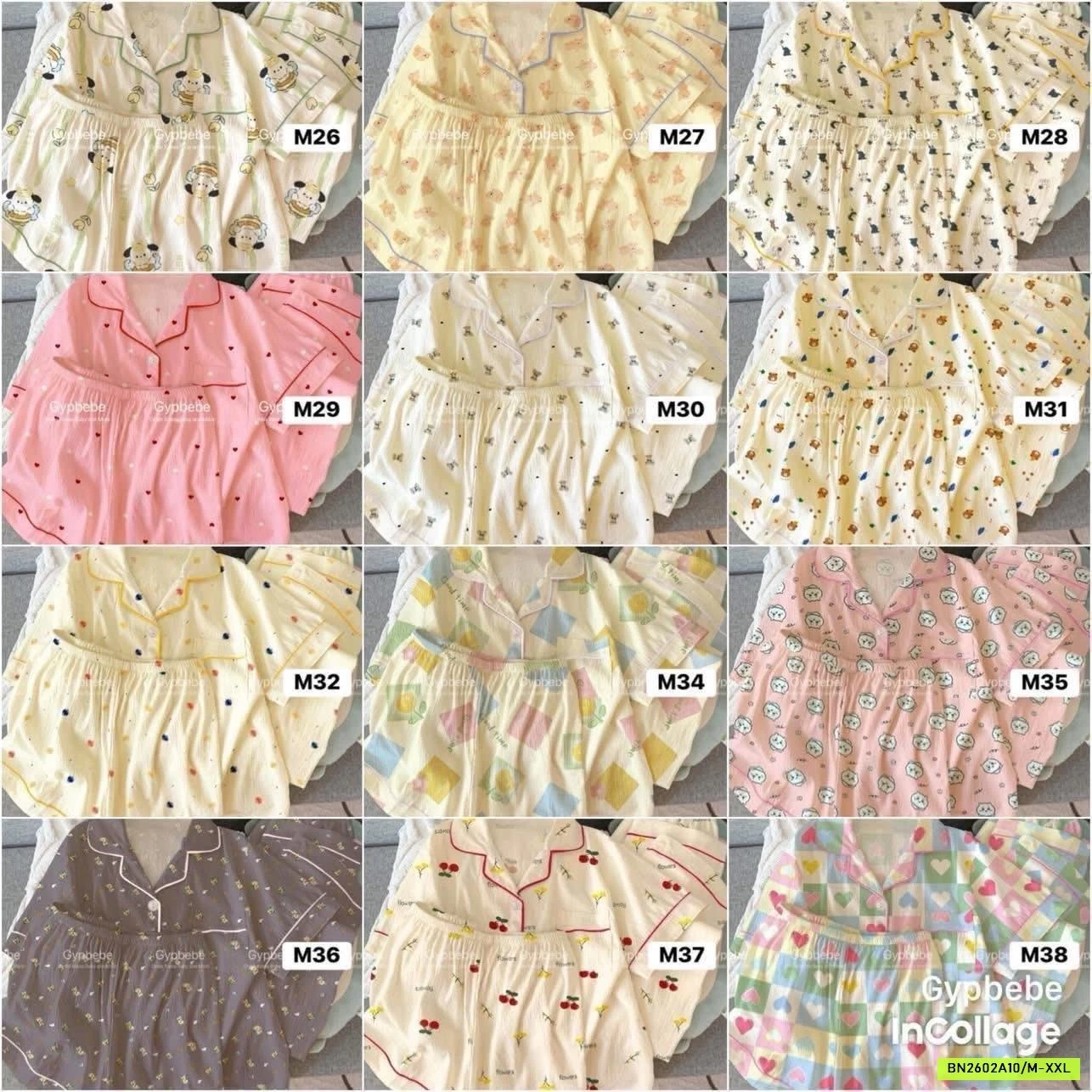 SÉT PIZAMA 3 MÓN SIÊU XINH