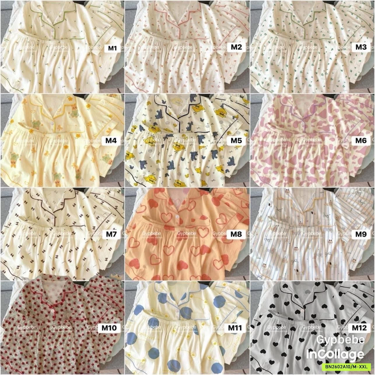 SÉT PIZAMA 3 MÓN SIÊU XINH