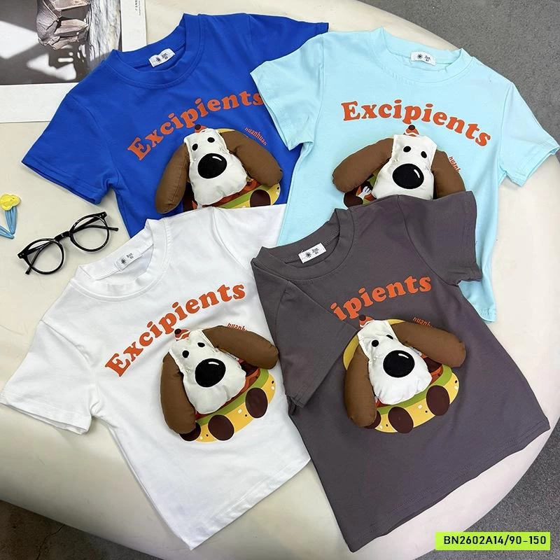 ÁO THUN CÚN NỔI 3D