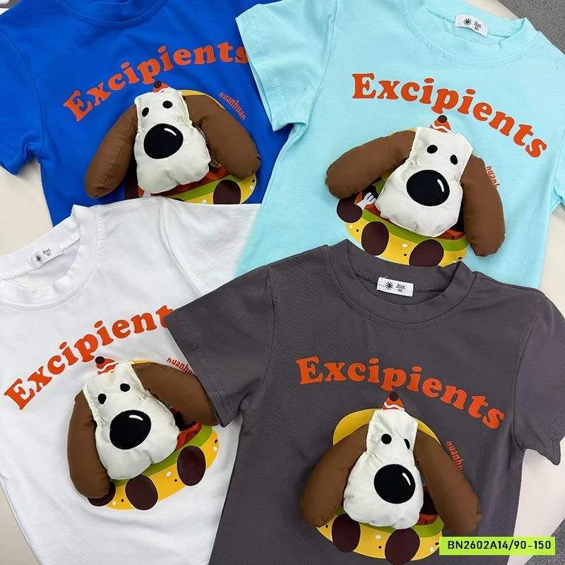 ÁO THUN CÚN NỔI 3D