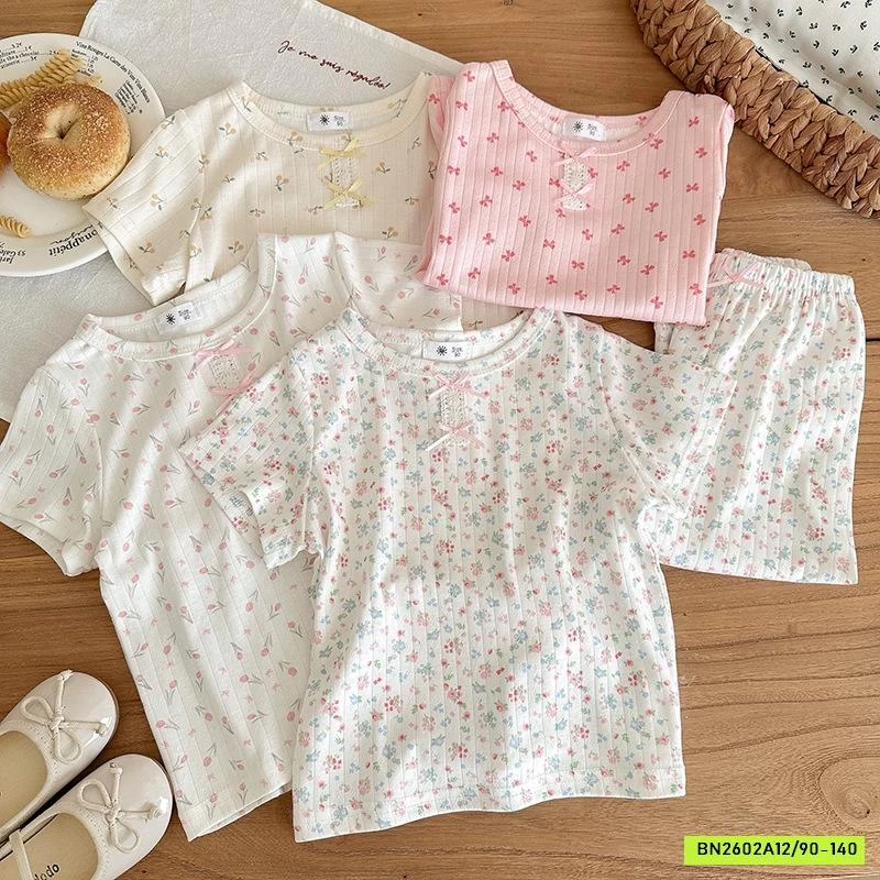 SÉT BỘ COTTON GIẤY HOA NHÍ