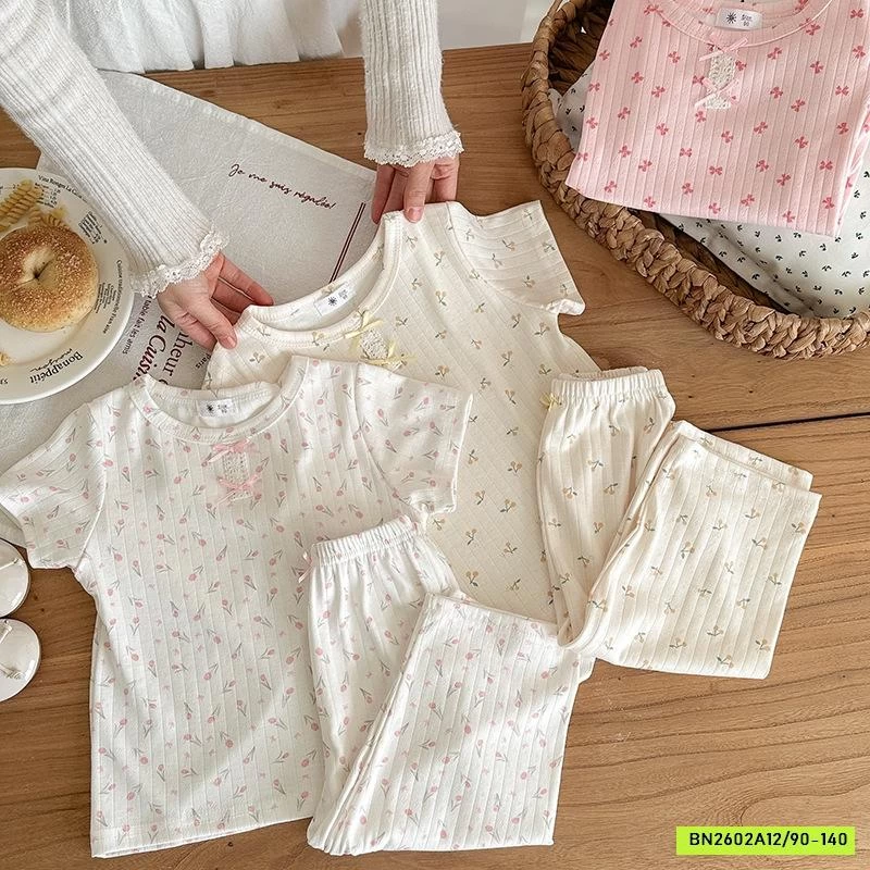 SÉT BỘ COTTON GIẤY HOA NHÍ