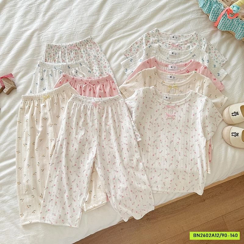 SÉT BỘ COTTON GIẤY HOA NHÍ