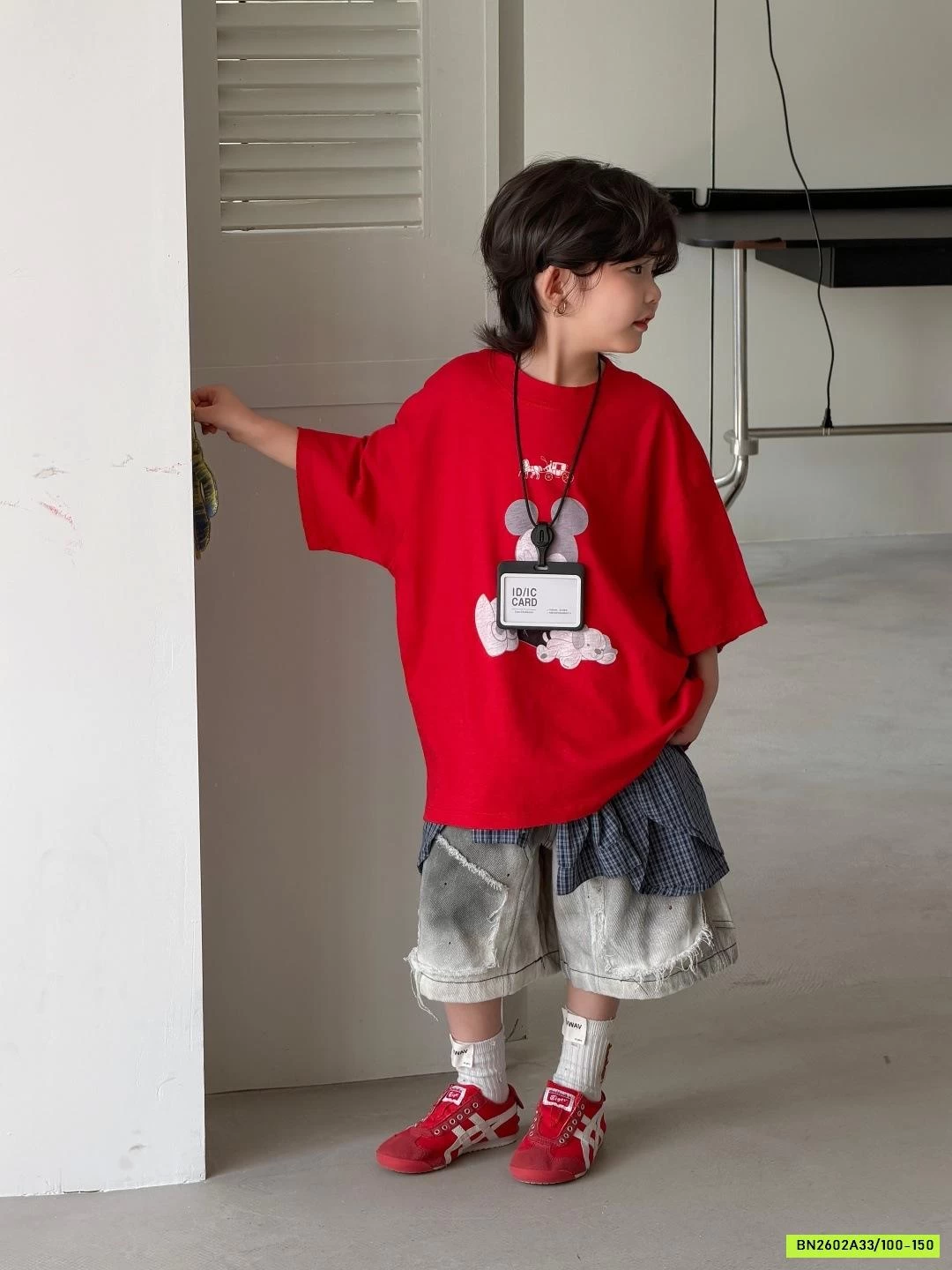 ÁO THUN MICKEY ĐỎ