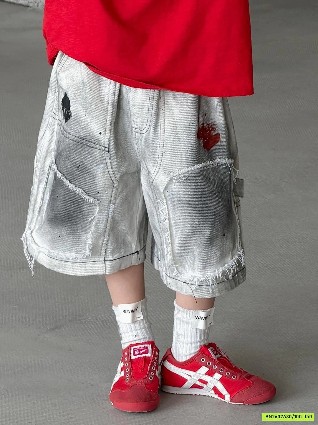 SHORT JEANS RÁCH LOANG CÁ TÍNH