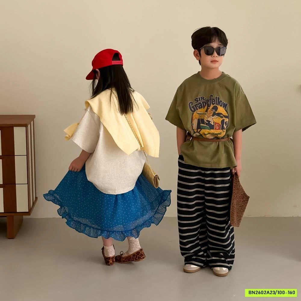 ÁO THUN IN HÌNH CÁ TÍNH KUMAIKIDS