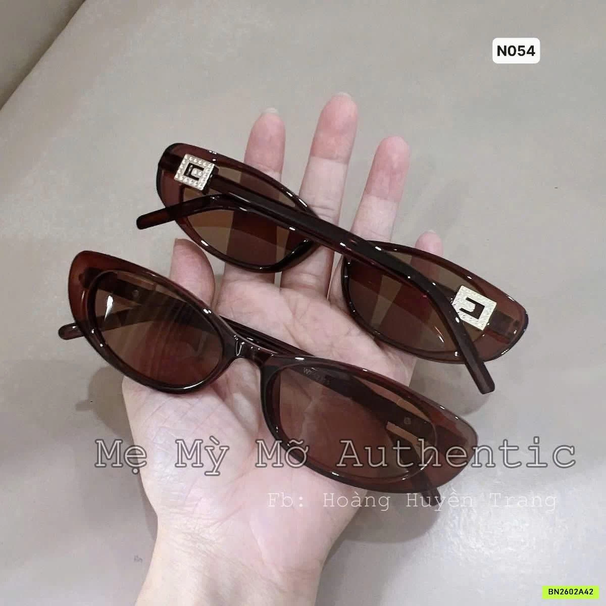 SÉT MŨ + KÍNH NÂU TRẦM SALEEE