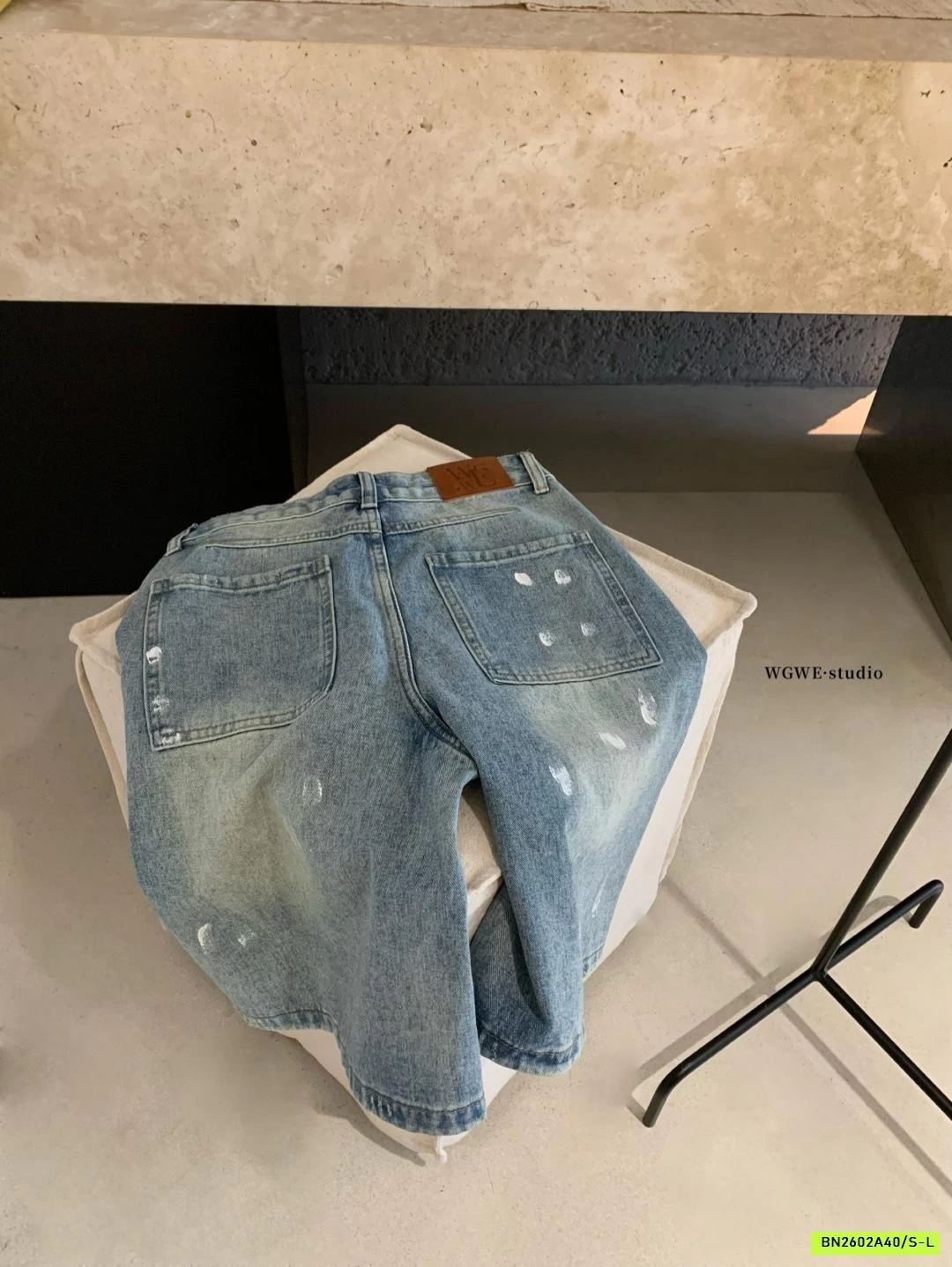 JEANS LỬNG VẢY SƠN WGWE8753