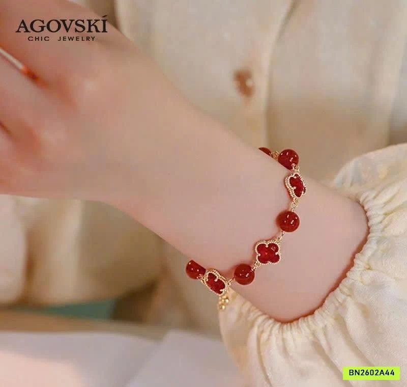 VÒNG TAY ĐỎ MAY MẮN AGOVSKI