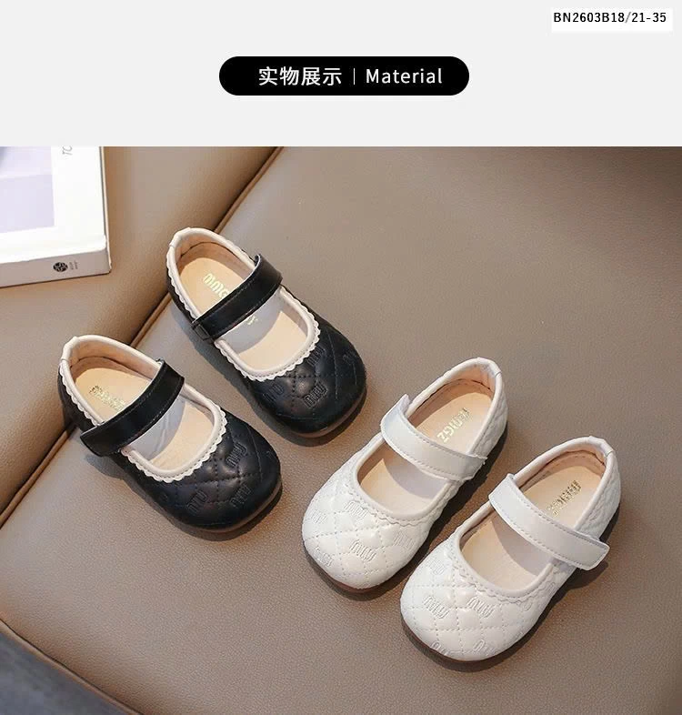 GIÀY BÚP BÊ MÁY TRÁM THÊU CHỮ