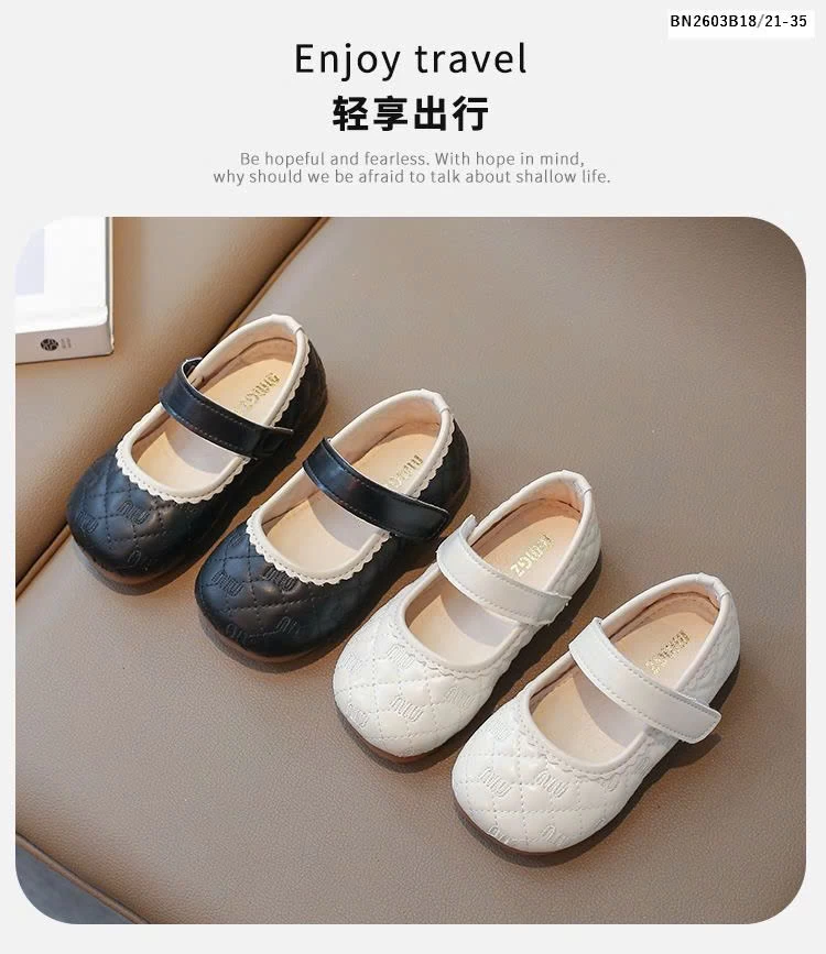 GIÀY BÚP BÊ MÁY TRÁM THÊU CHỮ