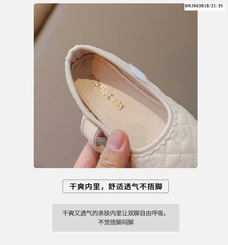 GIÀY BÚP BÊ MÁY TRÁM THÊU CHỮ