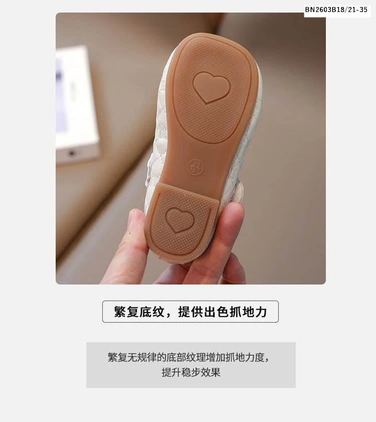 GIÀY BÚP BÊ MÁY TRÁM THÊU CHỮ