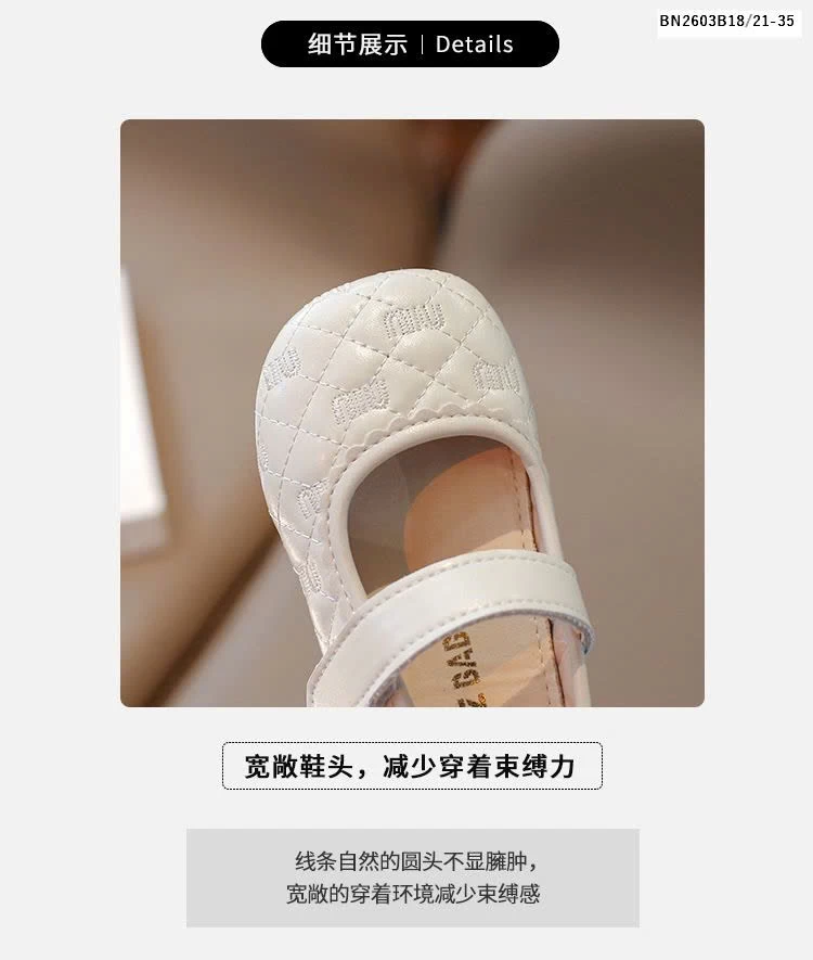 GIÀY BÚP BÊ MÁY TRÁM THÊU CHỮ