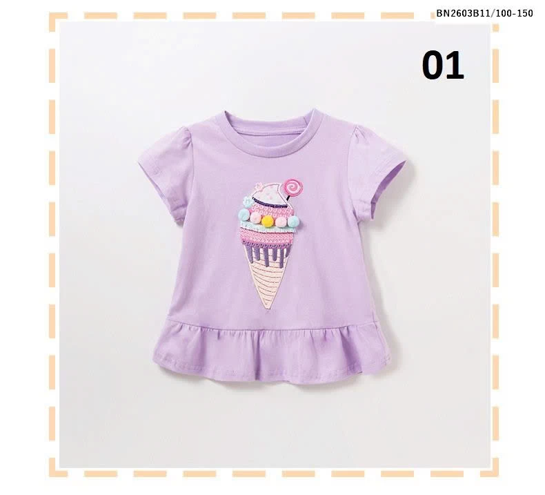 BST ÁO THUN BÉ GÁI MALWEE