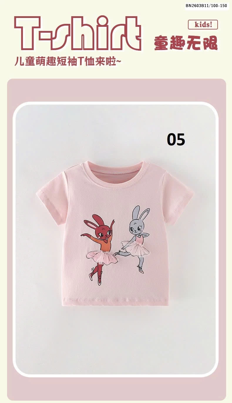 BST ÁO THUN BÉ GÁI MALWEE