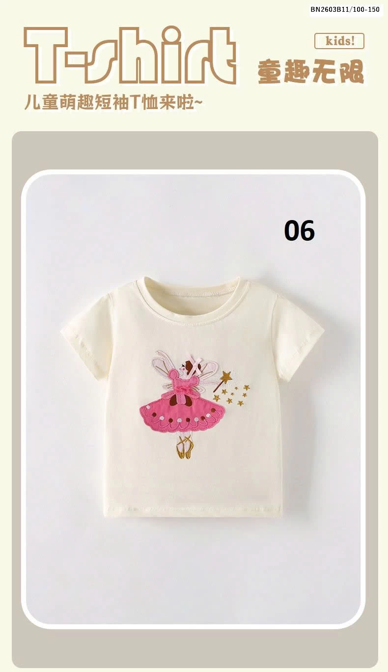 BST ÁO THUN BÉ GÁI MALWEE