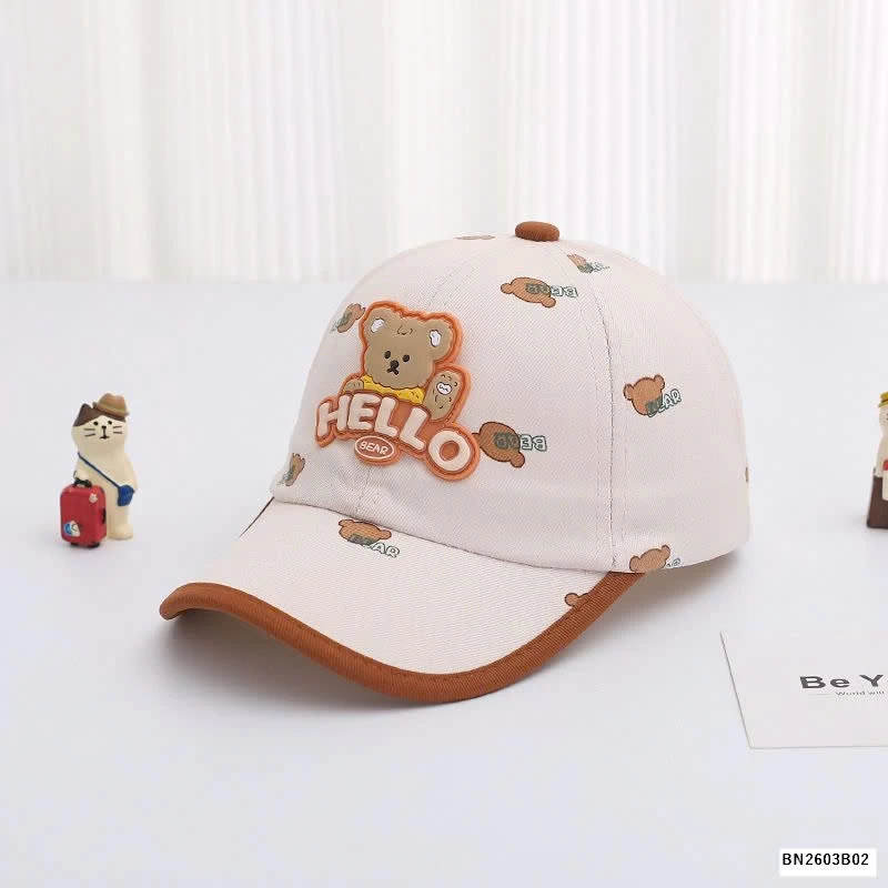 MŨ LƯỠI TRAI GẤU HELLO